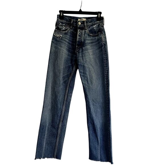 Moussy Vintage Ashleys Wide Straight jeans blue size 25 - Picture 4 of 8